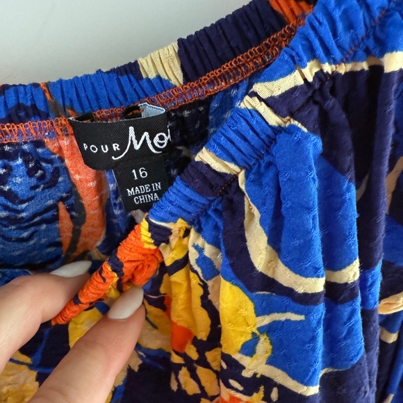 Pour Moi Off-Shoulder Floral Mini Dress, Size 12 - Picture 2 of 6